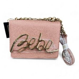 Bebe Pink NWT Crossbody Bag with Gold Chain